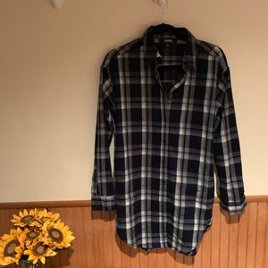 Lulu’s Navy Plaid Dress